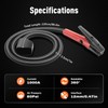 1000Amp K4000 Carbon Air Arc Gouging Torch with 7ft Cable