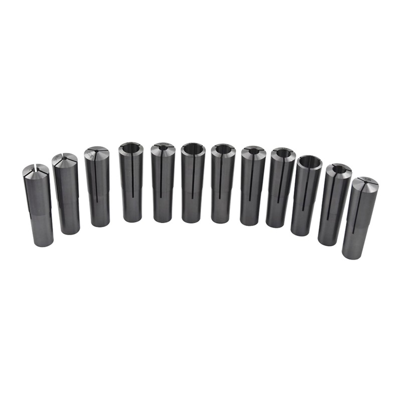 LiGuVCY Morse Taper Collet Kit MT3 Taper Collet 1/8-3/4 Inch