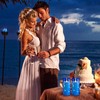 NURADA 3"x6"Flickering Flameless Candles: Built-in Star String 3D Wick Battery