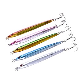 BESPORTBLE 5pcs Portable Fake Fishing Baits Durable Fishing for Outdoor Use Lightweight Design Random Color Variety for Enthusiasts and Beginners Random Color