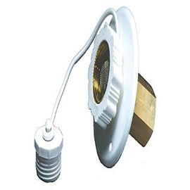 Aqua Pro 27881 Polar White Metal Surface Mounting Flange with 1/2" Female Pipe Thread