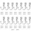 Annefly 14 PCS Wall Mounted Hooks Coat Hooks with 30