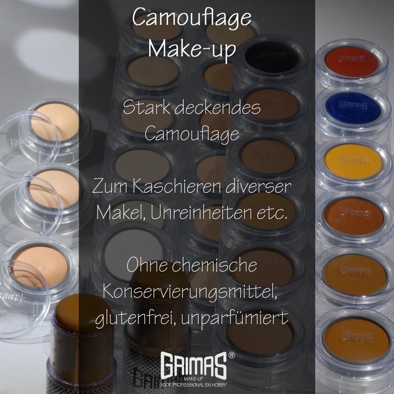 Grimas Camouflage Make-Up, 2.5 Ml, Color D6