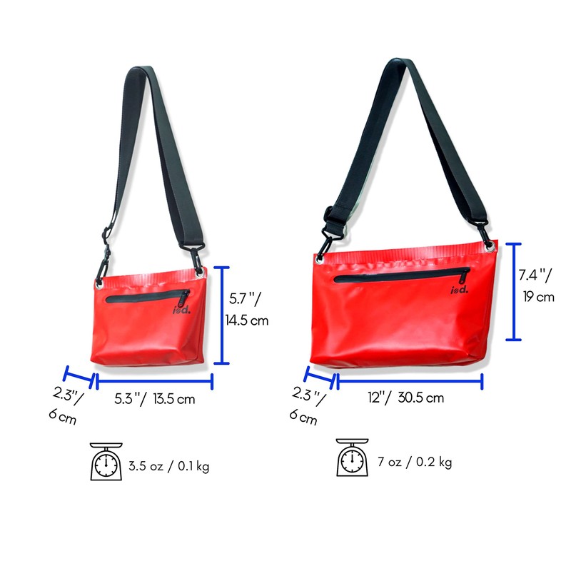 iod Weatherproof Sling Bag / Crossbody Bag with Water-Resistant Zipper