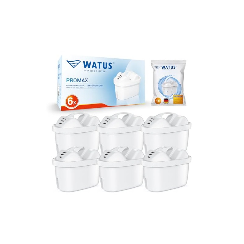 Watus Water Filter Cartridges, for Brita Maxtra and Maxtra, for
