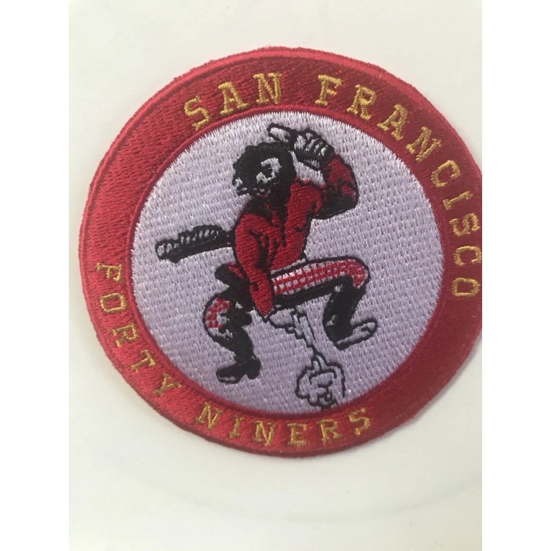 SF San Francisco 49ers Vintage Rare Embroidered Iron On Patch