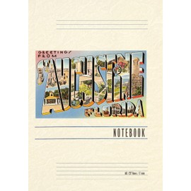 Vintage Lined Notebook Greetings from St. Augustine, Florida