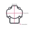 Pack of 4 Motorcycle Engine Cylinder Foot Gaskets 0.6 mm