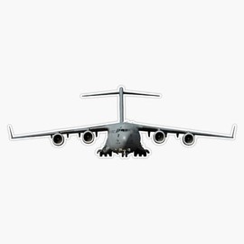 C-17 Globemaster III Window Bumper Sticker Decal 5"