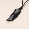 coai Wolf Fang Pendant Necklace, Non-metal, Black