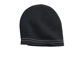 SPORT-TEK Spectator Beanie Black/Iron Grey