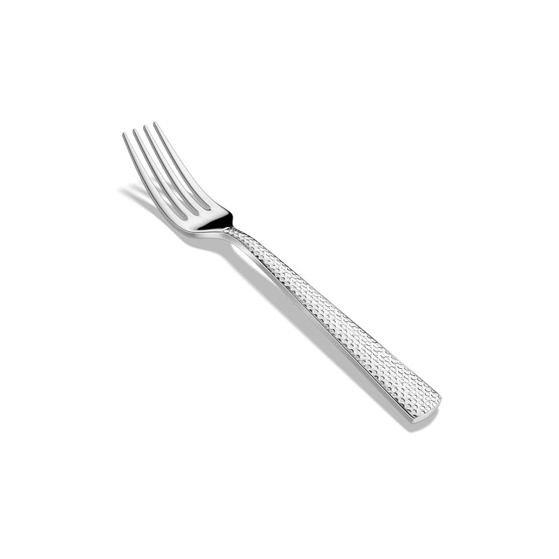 18/10 Stainless Steel Hammered Dinner Forks,Set of 12,Heavy Duty and