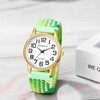 Oidea Braided Rope Elastic Strap Watch: Unisex Easy Reader Watch