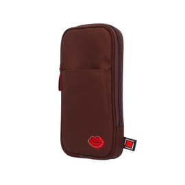 Makeup Brushes Storage Short Slim Brush Case Porte Lip 4WP-PU918 artisan & artist, Braun