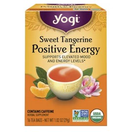 Yogi Sweet Tangerine Positive Energy 16 Tea Bags