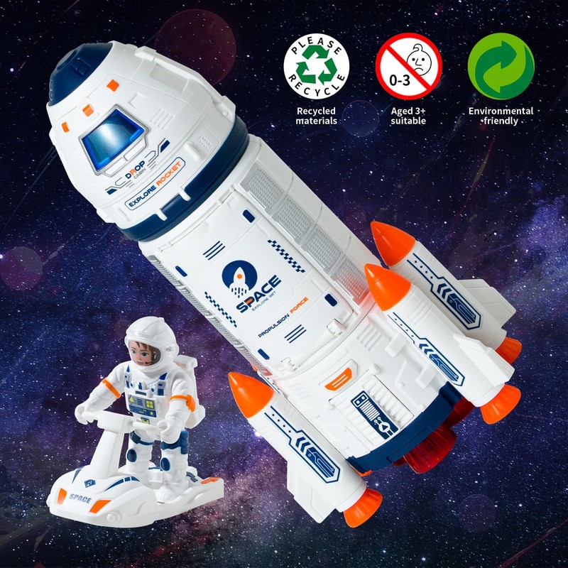 Wbzle |Concentration|Focus| Rocket Toys |Rocket Ship ToyEducational|Concentration|Learning| Rocket FunSpace Gifts