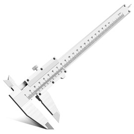 Vernier calipers, 5.9 inches (150 mm) / 7.9 inches (200 mm) / 11.8 inches (300 mm) high carbon steel calipers measuring gauges for measuring width, outer diameter, inner diameter and depth (0-200mm)