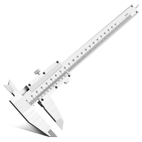 Vernier calipers, 5.9 inches (150 mm) / 7.9 inches (200 mm) / 11.8 inches (300 mm) high carbon steel calipers measuring gauges for measuring width, outer diameter, inner diameter and depth (0-200mm)