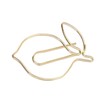 100 Pcs Paper Clip Gold Cute Lemon Shaped Bookmark Clips