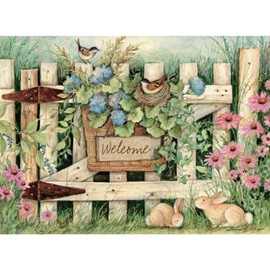 Lang Welcome Large Guest Book by Susan Winget, 9.33 x 6.8 Inches (1053027)