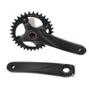 Mountain Bike Crank Arm Set Hollow One Piece Positive Negative