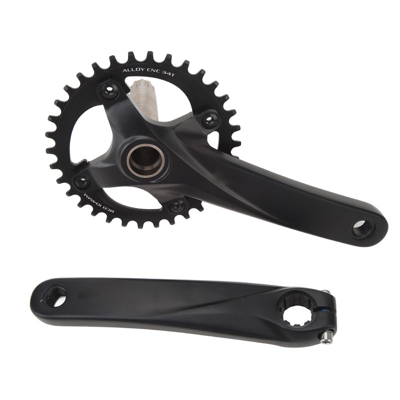 Mountain Bike Crank Arm Set Hollow One Piece Positive Negative