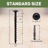 LIONMAX Lag Screws 3 Inch, Structural Wood Screw #14 x
