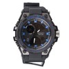 Waterproof Wristwatch Transparent Cover LED Luminous Wristwatch for Gentlemen Black