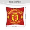 Manchester Home Throw Pillow Case Couch Sofa Bedroom Decorative Square