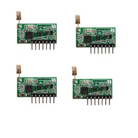 QIACHIP RX480e 868 MHz Transmitter Receiver RF Radio Module for Arduino and Garage Door Opener, Wireless Module with Antenna 4 Sets
