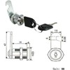 2 Packs Cabinet General Tubular Cam Lock Key Set, Alike