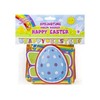 HomestreetUK Happy Easter Cardboard Hanging Sign Pastel Colourful 180cm Banner