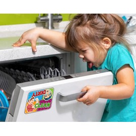 Dishwasher Magnet | Clean Dirty | Anime Cartoon Vintage | Household Magnets Kitchen Home Decoration | Ideal Comic