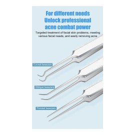 Pinzas Profesionales Para Eliminar Puntos Negros Faciales, 3