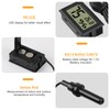 Reptile Thermometer Hygrometer, Digital hygrometer thermometer Gauge with Probe for