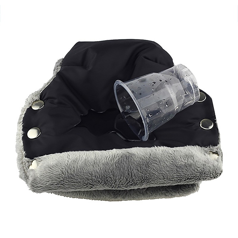 2 Pcs Stroller Gloves Waterproof Warm Comfortable Pushchair Hand Muff