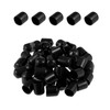 DMiotech 50 Pack 5/8" ID Black Screw Thread Protectors Rubber