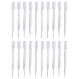 EIHI Pipettes, Pack of 20 Pipette 3 ml Plastic Transfer Pipettes, Dropper Pipettes, Children's Plastic, Pipette Plugs, Plastic Dropper, Disposable Pipettes, Drinking Pipette, Pipette Barrel, Pipette