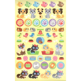 My Best Pets Sticker Book (332 Stickers, 1 Sheet)
