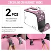 CAR PASS 11 PCS Bling Car Accessories Set for Women,