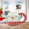 Trötsch Wintertasse Schneemann groß: Kaffeetasse Teetasse Geschenkidee Geschenk Tasse Winter