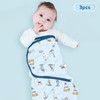 3pcs Baby Swaddle Sleep Sacks Cotton Swaddle Blanket for 0