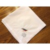 Monogrammed fishing lure napkins, 18" x 18" cotton dinner napkins