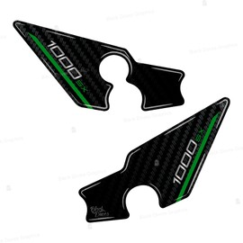 3D Resin Stickers Protectors Compatible with Kawasaki Ninja 1000 SX 2020-2022 (Bumper Protection)