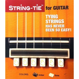 String Tie for Classical Guitar (White)