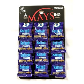 Big D Pub Nuts - BFS Original Amaysing Pub Snack Card (12 x 50g Packs Salted on a Pub Card)
