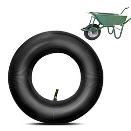 mizikuu 3.50/4.00-6 Inch Inner Tube, Tyre Tube for Wheelbarrow Wheel, Tyre Tube with Angled Valve, 3.50/4.00-6 Inner Tubes for Wheelbarrows, Sack Trucks, Tractors, Mowers, Dollies