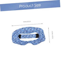 DOITOOL 5pcs Vr Eye Mask Cover Breathable and Quick-Drying Eye Mask Pad Washable Vr Mask Protector for Reality Headsets