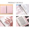ZALHIN Budget Binder A5 (Pink) - Saving Challenge for Budget