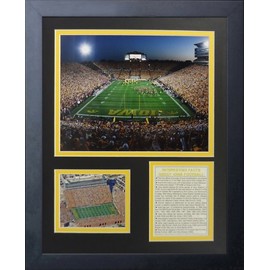 Legends Never Die Iowa Hawkeyes Kinnick Stadium Framed Photo Collage, 11 by 14-Inch